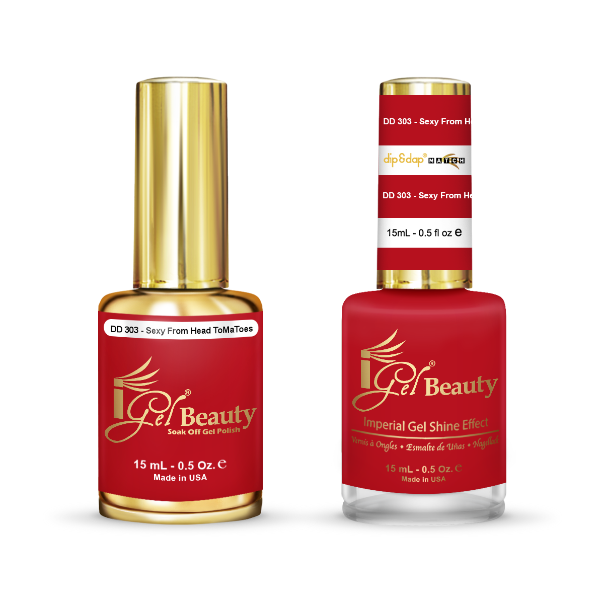 Dip & Dap Duo - DD303 Sexy From Head ToMaToes – iGel Beauty