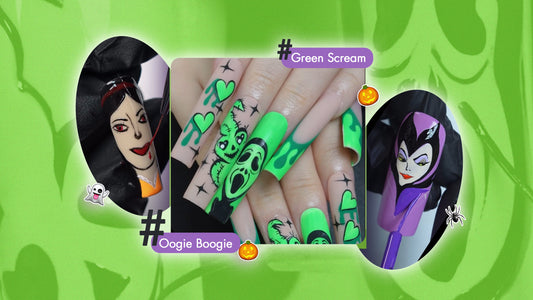 Halloween Nail Designs and Halloween Nail Art That Are Creative And Spooky Featuring Maleficent, Ghostface, IT, Nightmare Before Christmas, And Beetlejuice