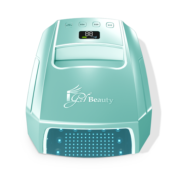 HYBRID PRO 3.0 Wireless Rechargeable UV LED Lamp TEAL iGel Beauty