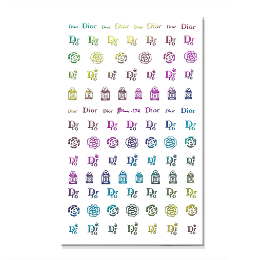 Nail Art Stickers - 174