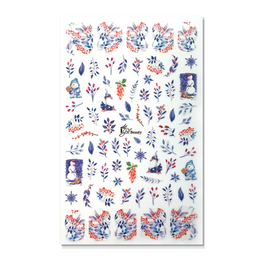 Nail Art Stickers - Christmas 37