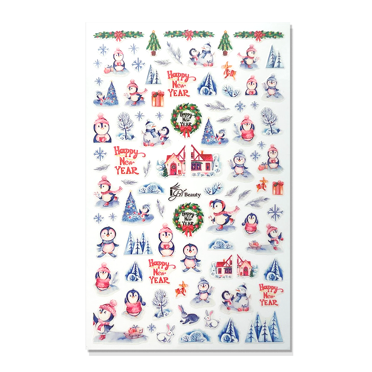 Nail Art Stickers - Christmas 38