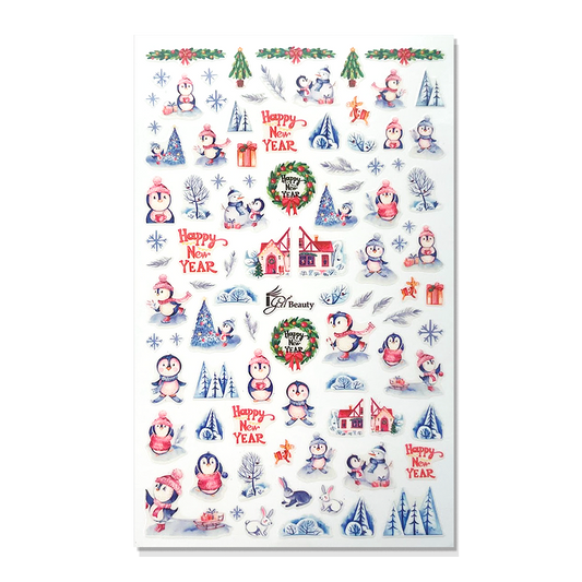 Nail Art Stickers - Christmas 38