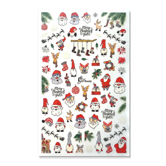 Nail Art Stickers - Christmas 39