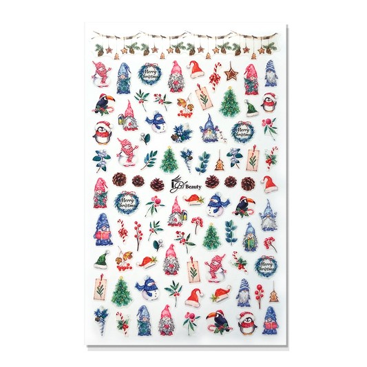 Nail Art Stickers - Christmas 42