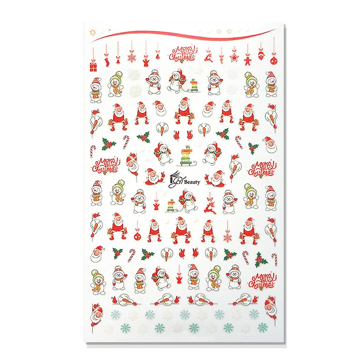 Nail Art Stickers - Christmas 43