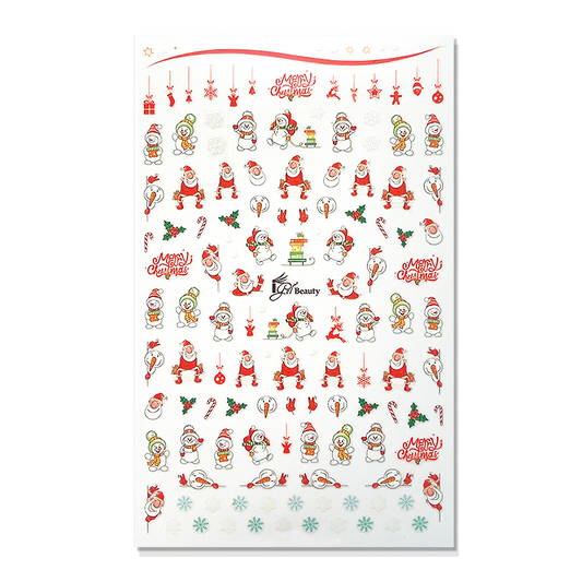 Nail Art Stickers - Christmas 43