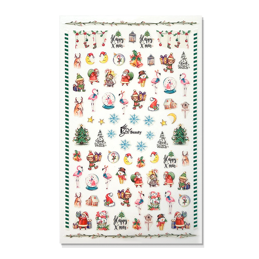 Nail Art Stickers - Christmas 46