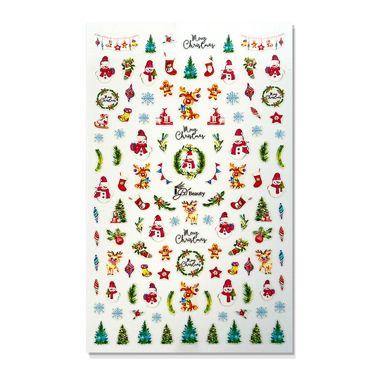 Nail Art Stickers - Christmas 47