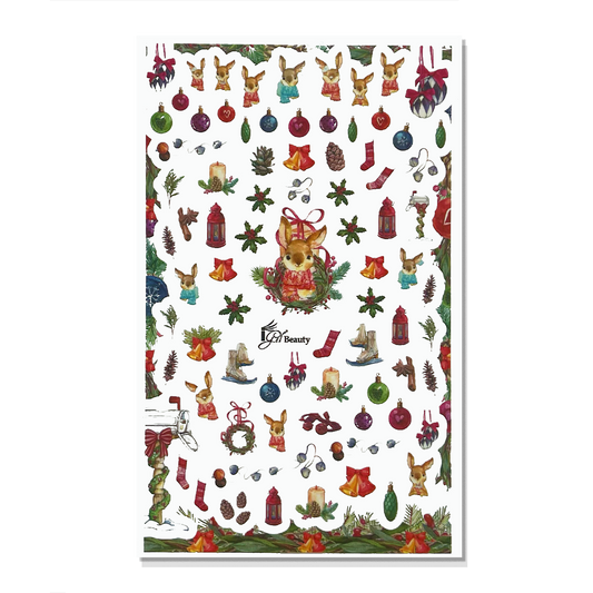 Nail Art Stickers - Christmas 49