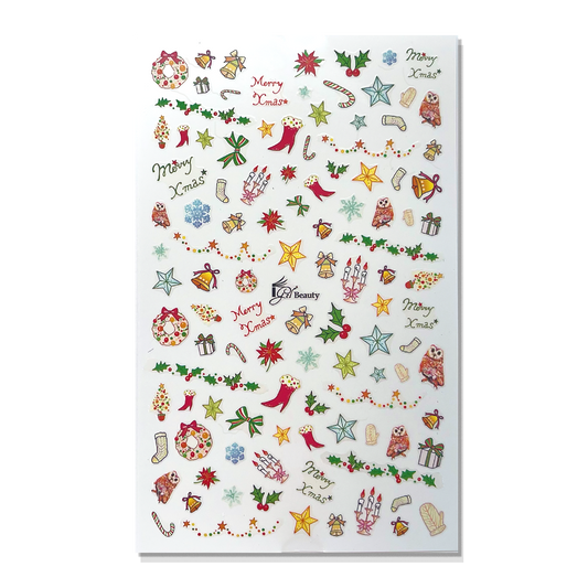 Nail Art Stickers - Christmas 52