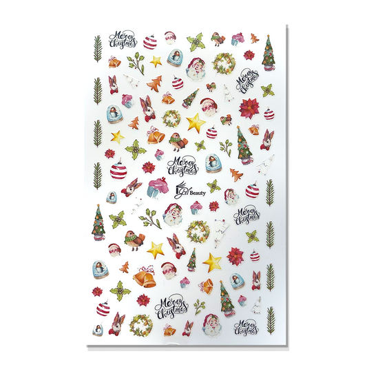 Nail Art Stickers - Christmas 53