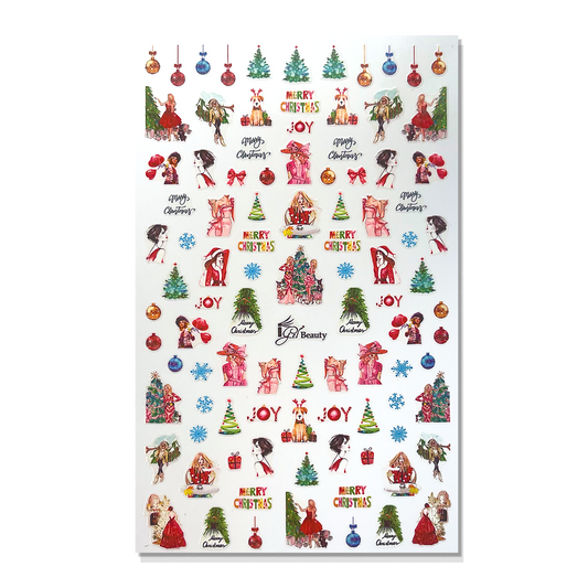 Nail Art Stickers - Christmas 58