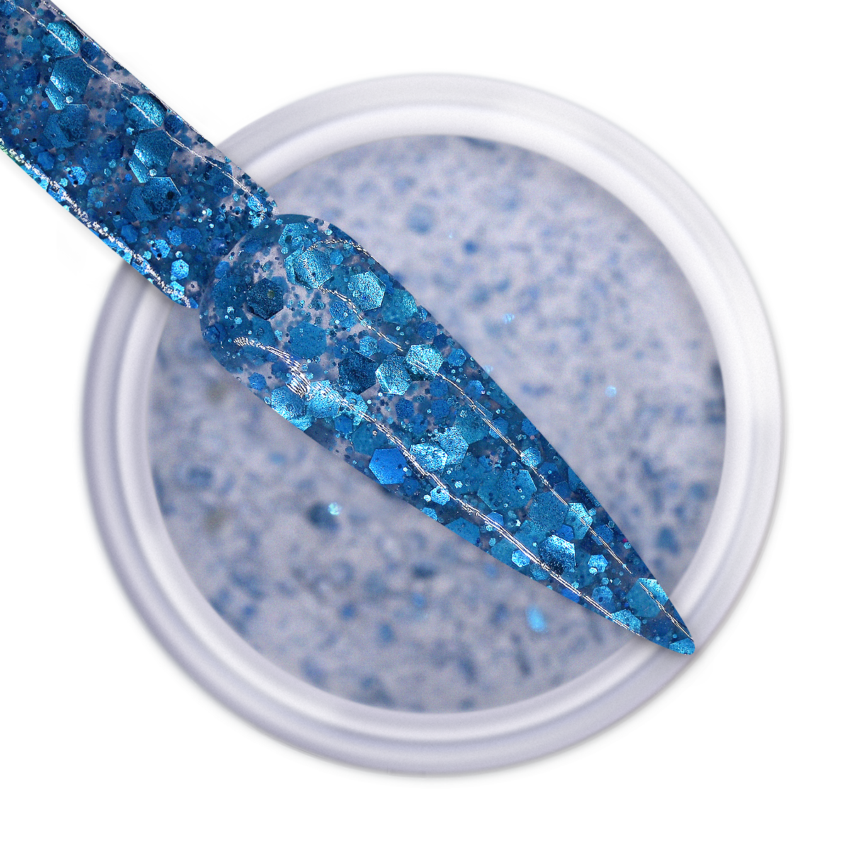 Dip & Dap Powder - Diamond Glitter - DG30 Festive Blue